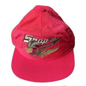 VTG Swingster Snap-On Tools USA Made Neon Pink Snapback Hat Cap